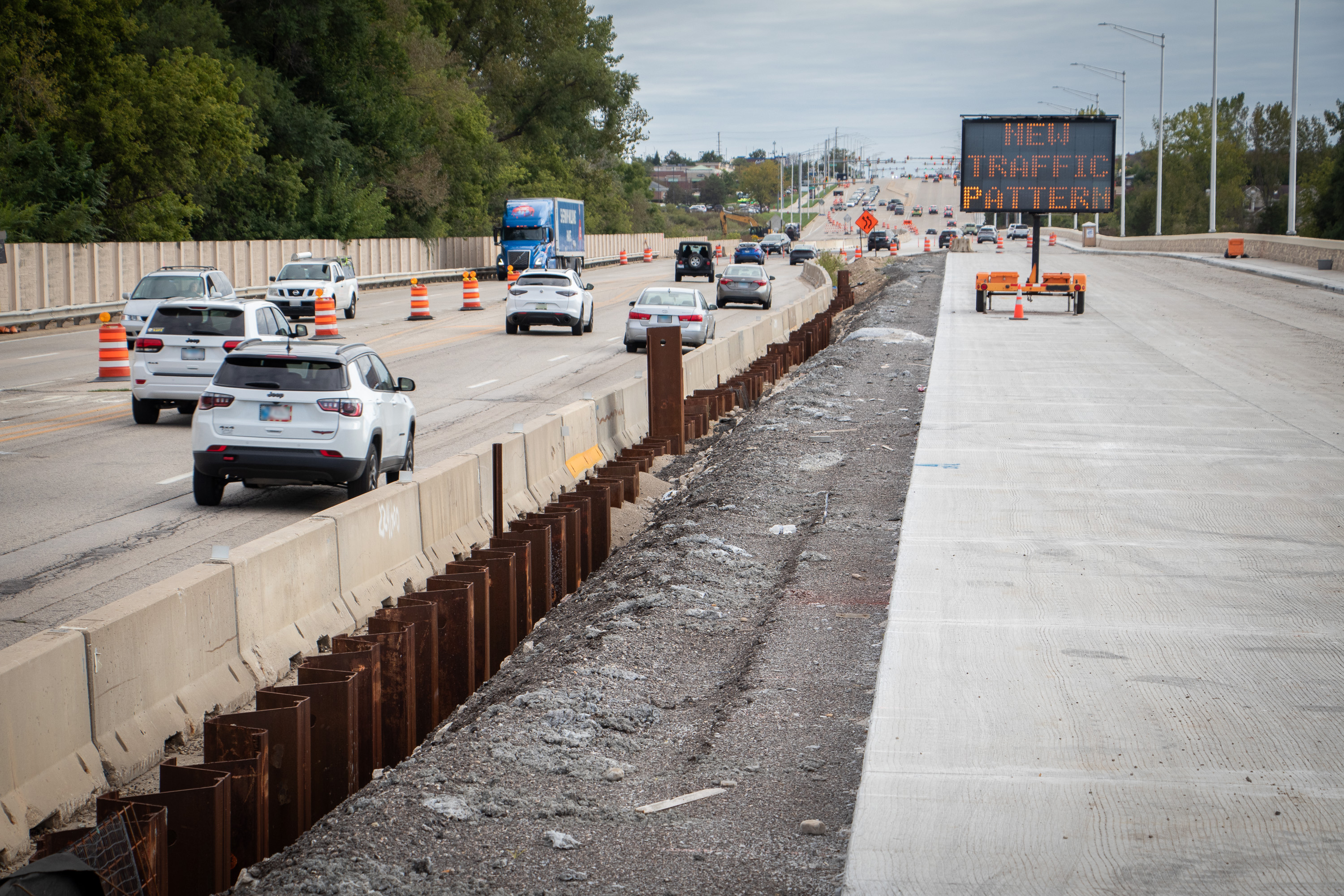 New traffic pattern at the run around