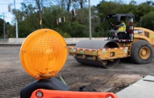 Fill placement at the Randall Rd and Miller Road intersection
