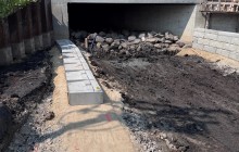 Looking North at culvert