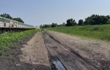 Realigned tributary route